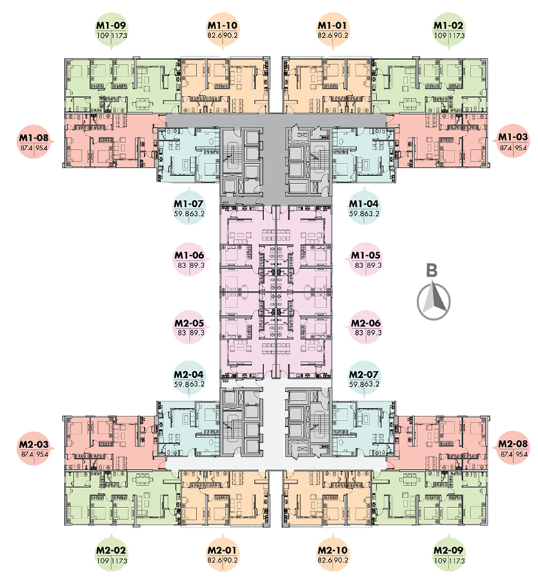 Mặt bằng 6th Element