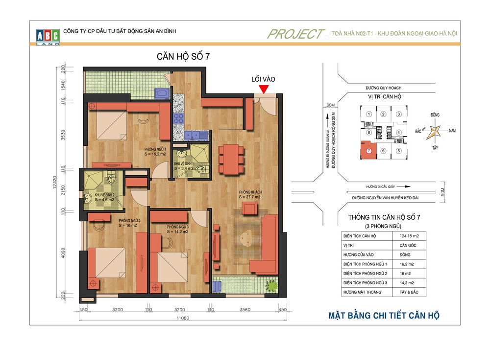 Apartments for sale in N02-T1 Taseco Diplomatic Corps