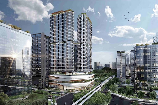 1, 2, 3, 4-bedrooms apartments for sale in N04A diplomatic corps Ha Noi